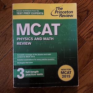 MCAT Physics and Math Review Book - Green and Yellow